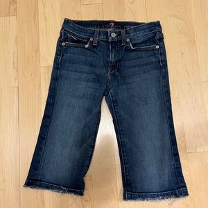 7 For All Mankind Girls Jean Shorts 14 Bermuda